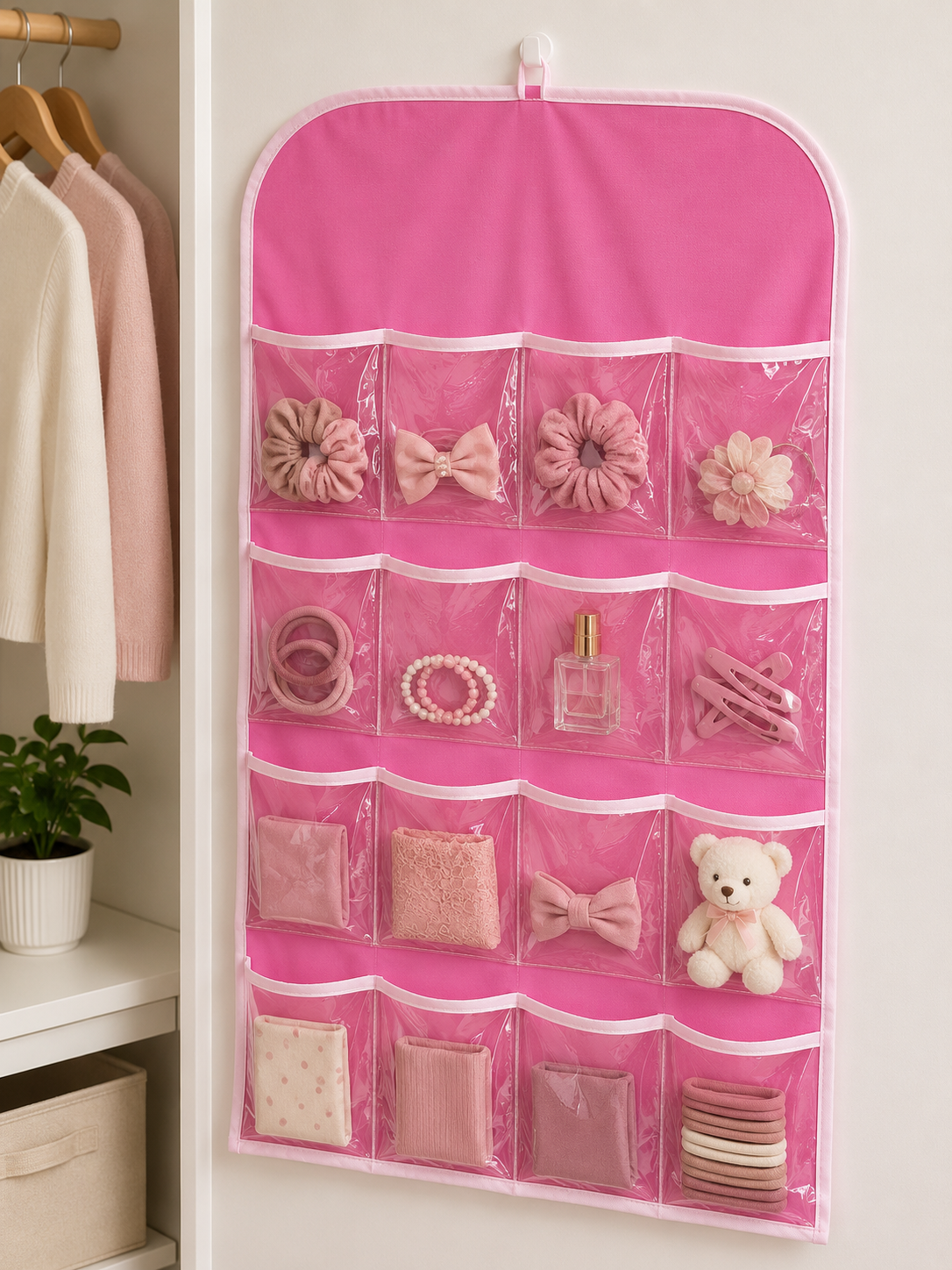 16 pocket hanging organizer